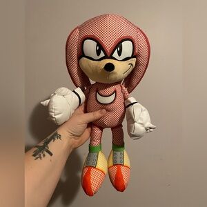 Sonic The Hedgehog | Comic Knuckles 16-Inch Basic Plush